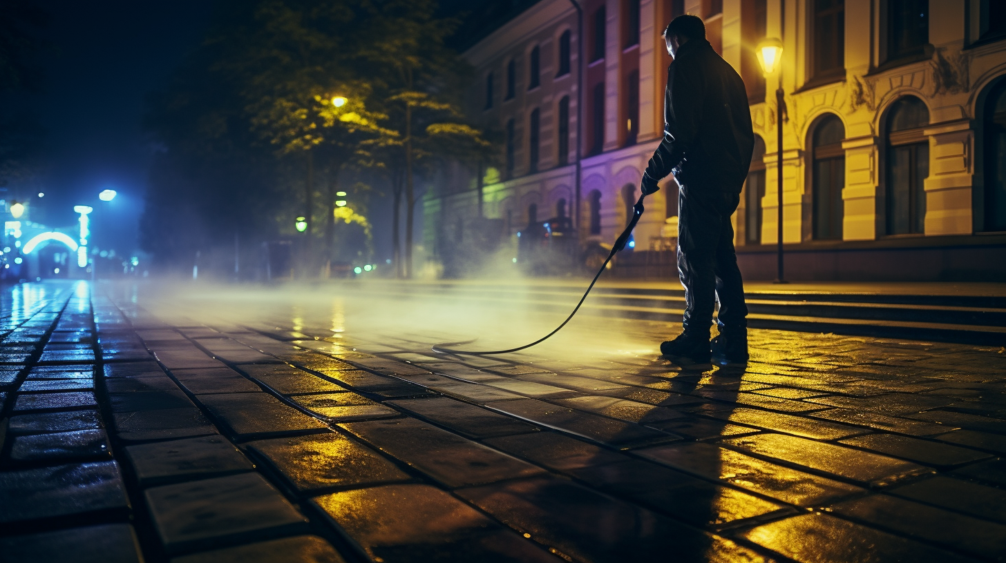 Proces czyszczenia laserem w miejscowości Gdynia