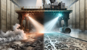 Laser cleaning for removing contaminants from concrete surfaces