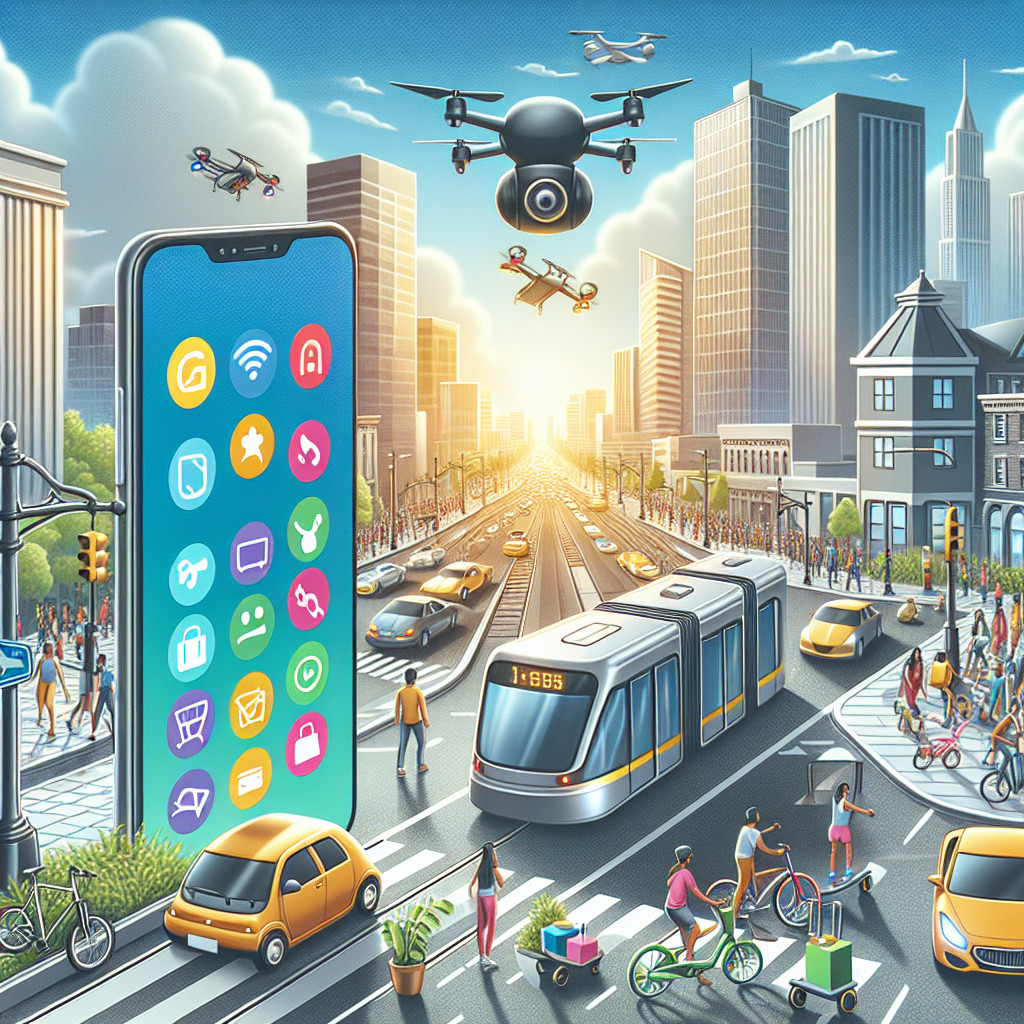 Aplikacje mobilne a mobilność miejska i transport publiczny.