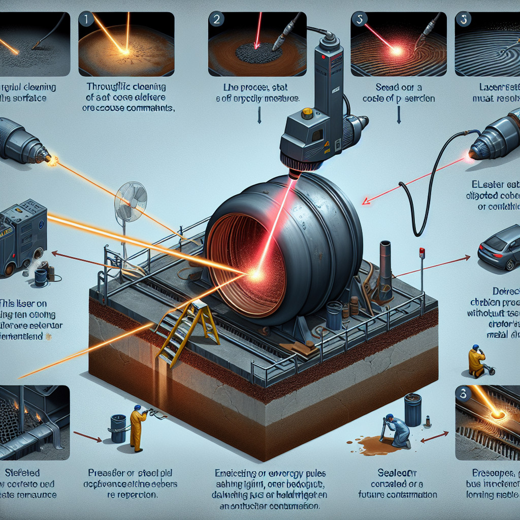 Laserreinigung von Metall in der Metallentstickung