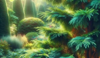 Wie kann die Thuja smaragd als dekoratives Element im Garten eingesetzt werden?