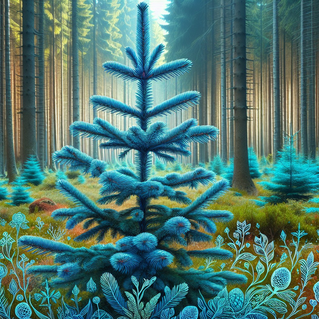 Blau Fichte